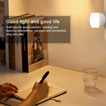 USB Mini Night Light for Daily Home and Travel Use - compact USB-powered bedside lamp with warm and white light for reading and travel convenience