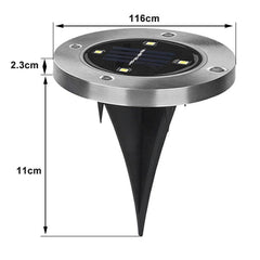 SMD 5050 Solar-Powered Underground LED Garden Pathway Light