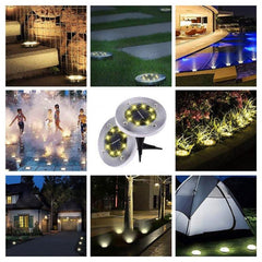 SMD 5050 Solar-Powered Underground LED Pathway Light for Gardens and Decking