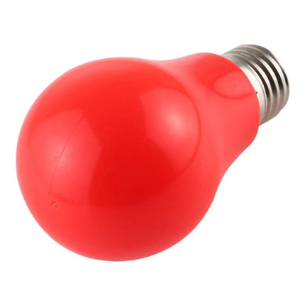 Red LED Bulb for Everyday Home and Office Lighting - red eco-friendly LED bulb ideal for cozy living rooms and office displays