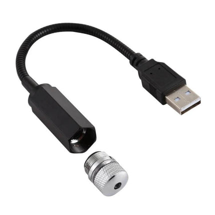 USB Atmosphere Light 360 Degree Rotating For Car And Home compact USB cable and adapter for ambient rotating light