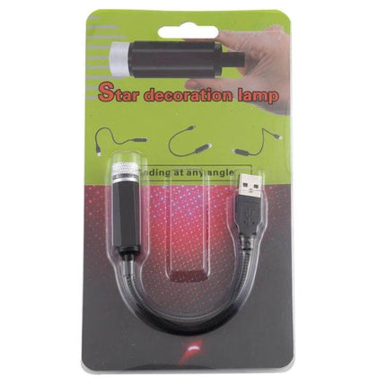 USB Atmosphere Light 360 Degree Rotating For Car And Home - compact USB star decoration lamp for car ceiling or home ambient lighting