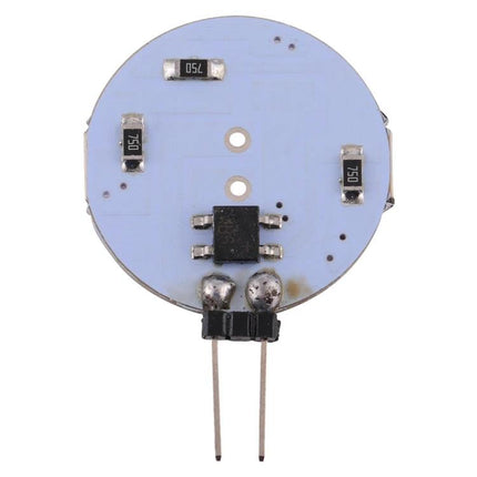 Practical Light Bulb for Everyday Home Illumination Needs - close-up of 5050 SMD LED PCB module with G4 pins
