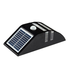 Aplique de pared para exterior de 80 LM, 6000-6500 K, con panel solar de 5 V y 0,5 W