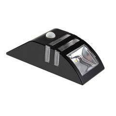 Aplique de pared para exterior de 80 LM, 6000-6500 K, con panel solar de 5 V y 0,5 W