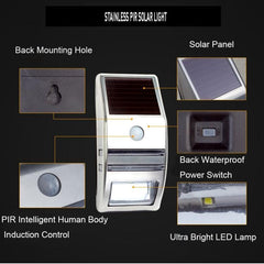 Solar-Powered 80 LM Outdoor Wall Light with Motion Sensor and Efficient Charging