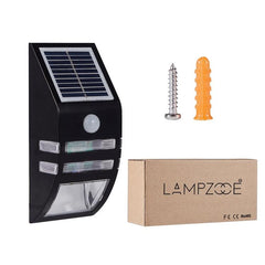 Solar-Powered 80 LM Outdoor Wall Light with Motion Sensor and Efficient Charging