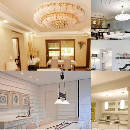 Versatile LED Light for Home, Office, and Studio Settings illuminating dining and workspace interiors