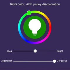 Smart LED Light with 3000K + RGB Color Modes, Works with Alexa & Google Home, 1050 LM, AC 230V