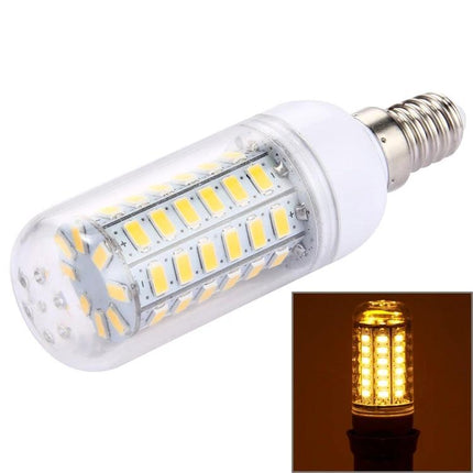 Essential lighting for everyday home and office spaces LED corn bulb with E12 base, durable low-power lamp for reading and video calls