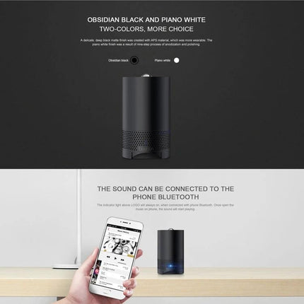 Blinblin Laser Projector For Home Starlight Ambience With Bluetooth compact black unit on shelf with phone pairing