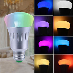 Smart LED Bulb with 6000K+RGB, Voice Control, 600 Lumens, Works with Alexa & Google Home, AC 175-255V