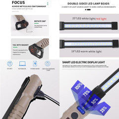 FA-WK06 Versatile Rechargeable Folding Emergency Work Light with Power Bank Feature