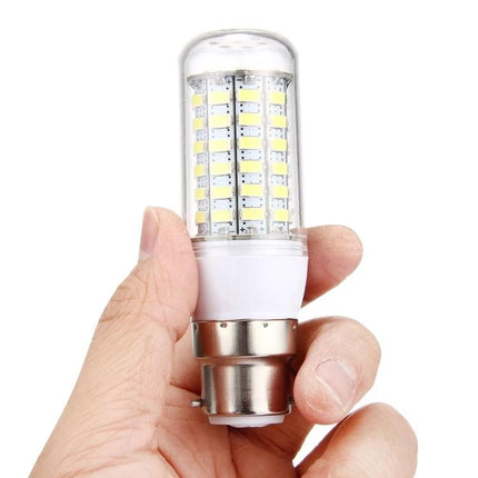 Efficient LED Bulb for Everyday Home Lighting Needs held in hand showing LED array ideal for kitchens, reading, and office ambient lighting