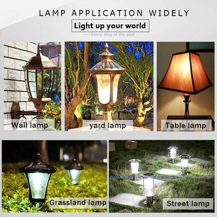 Efficient LED Bulb for Everyday Home Lighting Needs - versatile use in wall, yard, table, grassland and street lamps for home and workspace illumination
