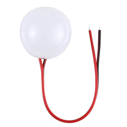 Semi-Circular LED Bulbs for Daily Home Illumination compact USB-ready semi-circular bulb with red and black wires