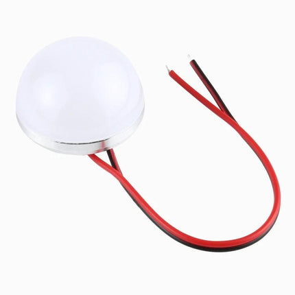 Semi-Circular LED Bulbs for Daily Home Illumination - compact dome LED with red and black USB/wire leads for kitchen, desk, or closet lighting