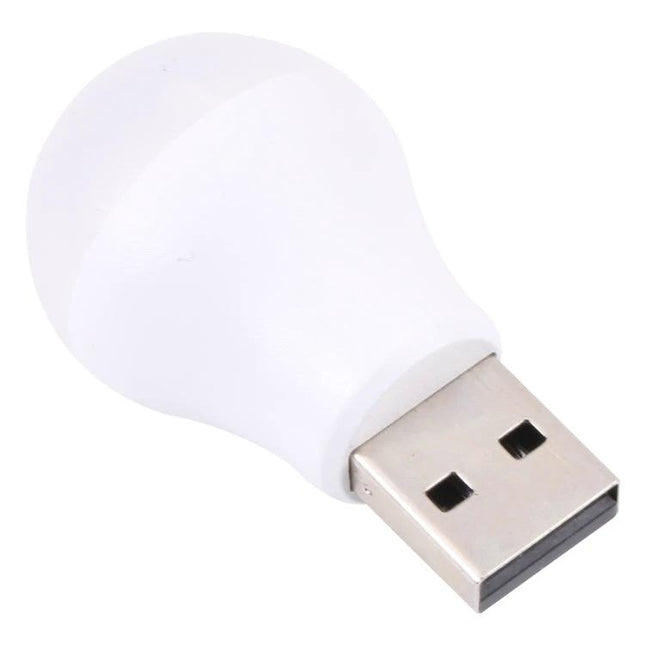Compact USB LED Light for Evening Reading at Home - compact USB-powered LED plug for bedside reading and laptop use