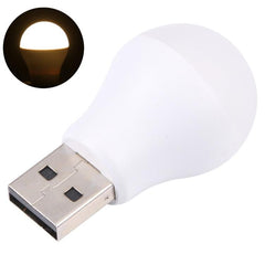 Compact 3-LED USB Night Lamp Bulb with Dual Lighting Options