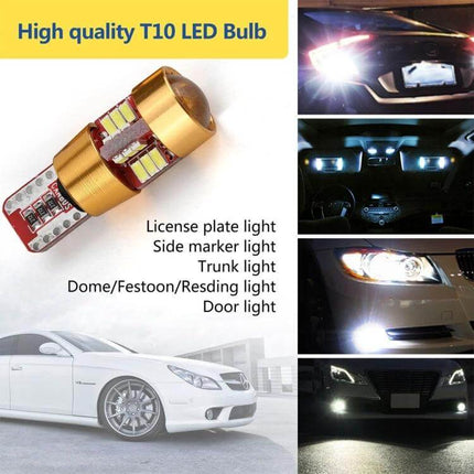 Car Dome Map Side Marker Lights LED For Doors And License Plates bright T10 dome map and license plate illumination