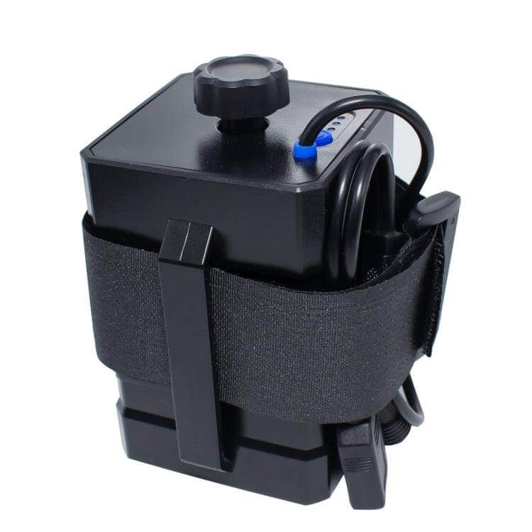 Waterproof 3-Section Battery Box for 18650/26650 Cells with Dual Output: 12V & 5V USB Charger (Batteries Not Included)