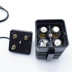 Waterproof 3-Section Battery Box for 18650/26650 Cells with Dual Output: 12V & 5V USB Charger (Batteries Not Included)