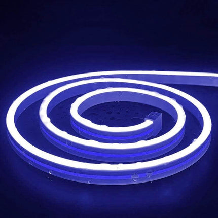 LIXINCORDA 2m USB Touch LED Light Strip Pink For Ambient Room Lighting - coiled flexible pink silicone USB-powered ambient LED strip for shelves and TV