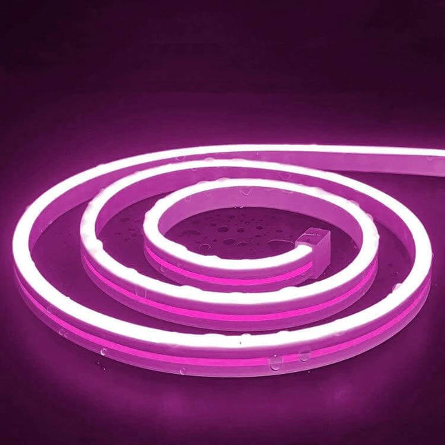 LIXINCORDA 2m USB Touch LED Light Strip Pink For Ambient Room Lighting - flexible waterproof pink silicone strip coiled for mood lighting