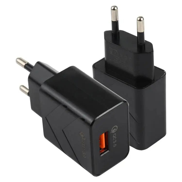 LZ-715 18W QC3.0 USB Single Port Fast Travel Charger EU Plug