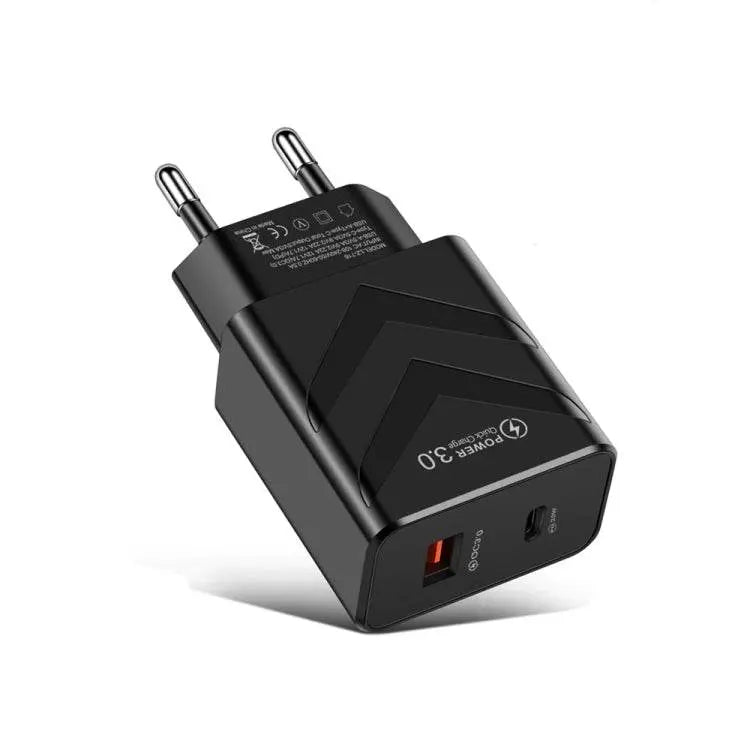 LZ-715 PD QC 3.0 Dual Ports Fast Charging Travel Charger