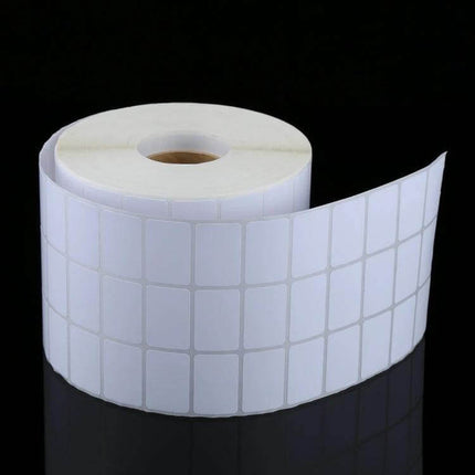 Label Printer Paper Sticker 20x30mm For Home Labeling roll of white rectangular labels for kitchen, office and craft organization