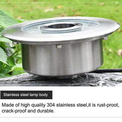Landscape Ring LED Underwater Fountain Light Aluminum Body with 304 stainless steel cover for ponds and fountains, 24V low-voltage accent lighting