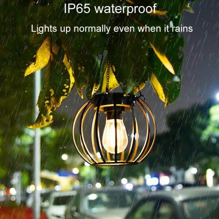 Lantern Landscape Light Outdoor Solar Garden Lamp For Pathways Small hanging IP65 waterproof pathway light glowing in rain