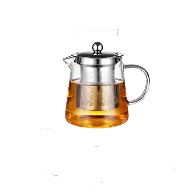 Large Capacity Heat Resistant Glass Teapot Tea Set 450ML 950ML 