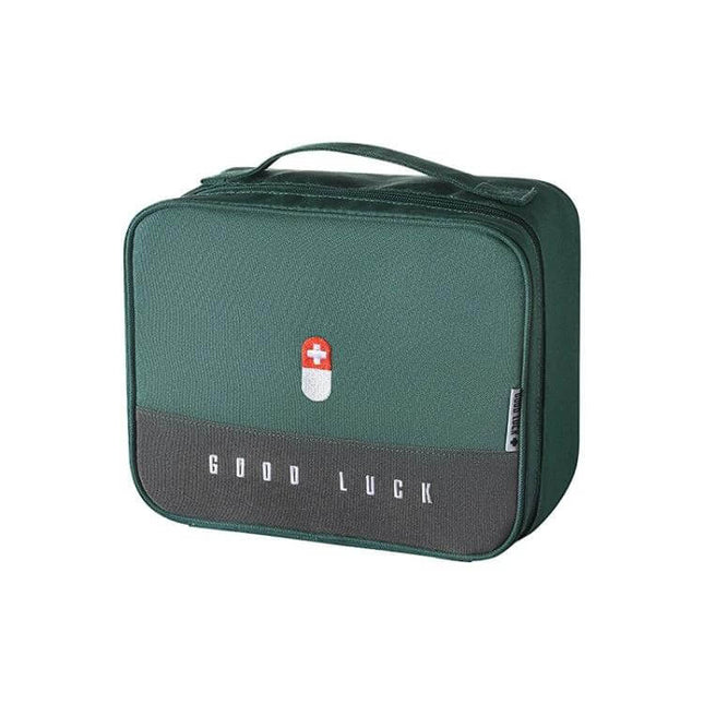 Large-Capacity Medicine Box For Family Use At Home - waterproof Oxford cloth organizer with handle, separated inner bag for pills and first-aid