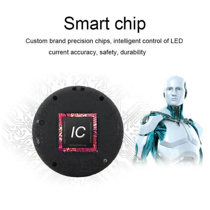 Large Screen LED Music Alarm Clock With Temperature Display showing smart chip and IC module for accurate LED control