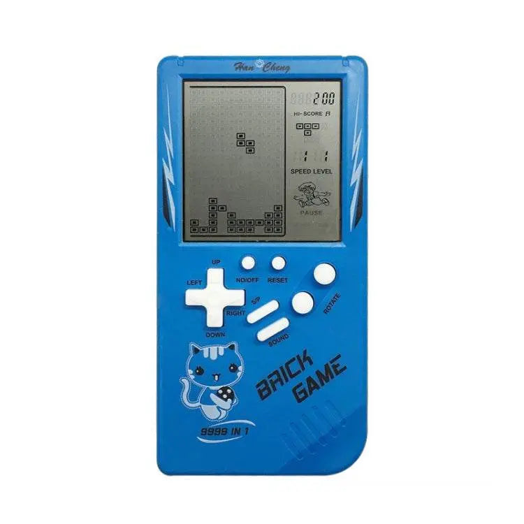 Large Screen Retro Children Handheld Game Console Blue Pink Yellow Green 