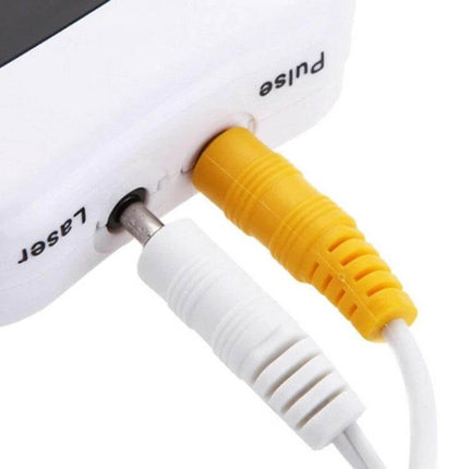 Laser Rhinitis Treatment Instrument for Allergy Relief compact device showing pulse and laser connector cables