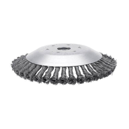Lawn Mower Twisted Grass Wheel Steel Wire Head Weeding Tray 6 Inch - twisted steel wire brush for deburring, dust removal, and surface prep