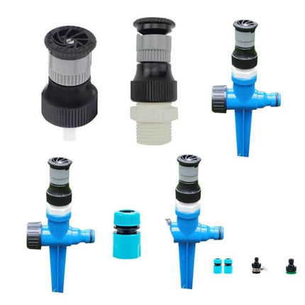 Lawn Sprinkler For Garden Watering 360 Degree Adjustable compact rotatable nozzle set for even atomized garden watering
