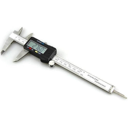 LCD Digital Vernier Caliper 150 Mm Range For Everyday Measuring - stainless steel digital caliper with clear LCD for metric and SAE 0–150 mm / 0–6 in