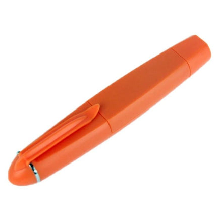 LCD Portable Infrared Thermometer for Non-Contact Temperature Readings - orange pen-style handheld device for quick, hygienic temperature checks