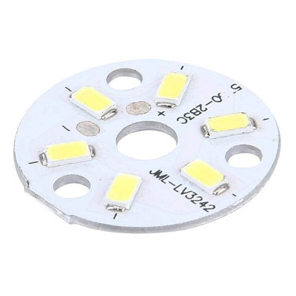 LED Light Module, 32mm Diameter, For DIY Lighting Projects - aluminum base round 6-LED board for under-cabinet and hobby low-voltage lighting