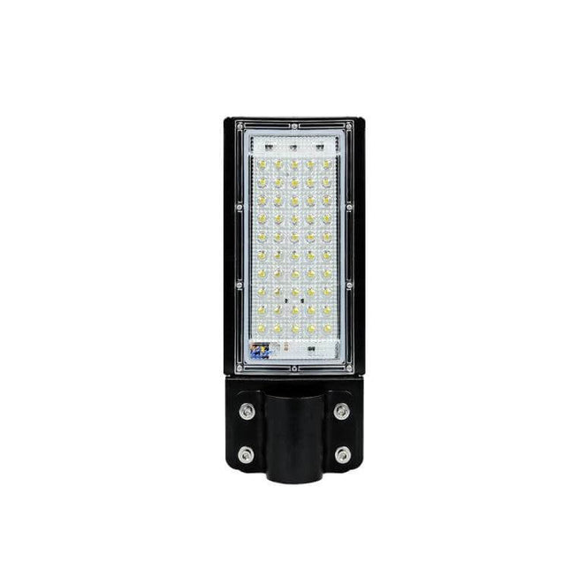 LED Outdoor Floodlight for Courtyard and Garden Use 50W or 100W - rectangular AL+PC housing, LED array, weather‑resistant mounting for driveways and paths