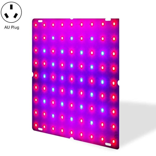 LED Plant Growth Lamp 169 Beads Full Spectrum For Indoor Plants compact aluminum panel glowing red and blue LEDs for seed starting on desk or shelf