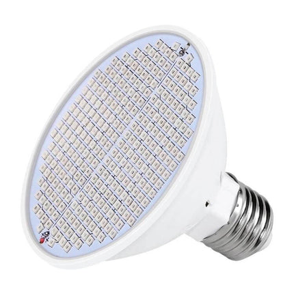 Led Plant Growth Lamp Floral Fill Light Indoor Use - compact PC-aluminum LED bulb with 90 red and 36 blue LEDs for seedlings and houseplants