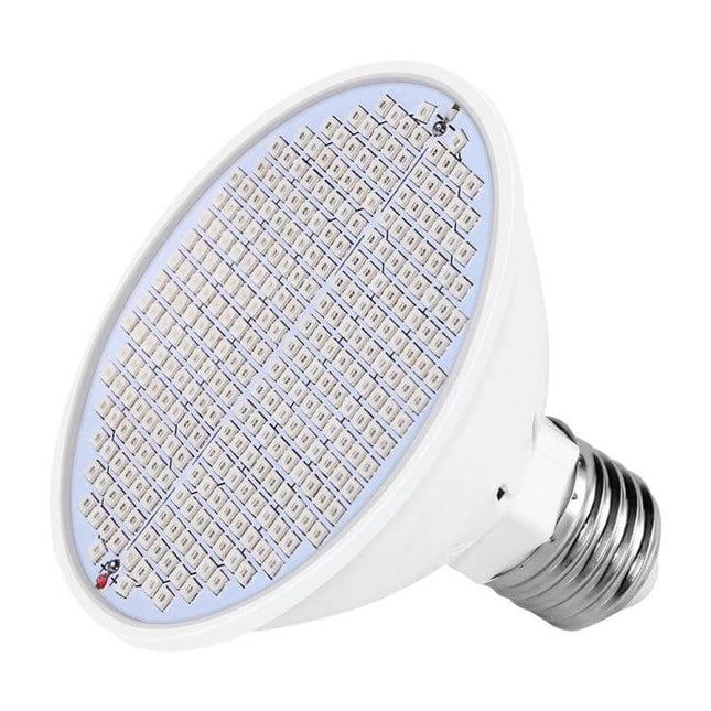 Led Plant Growth Lamp Floral Fill Light Indoor Use - compact PC-aluminum LED bulb with 90 red and 36 blue LEDs for seedlings and houseplants