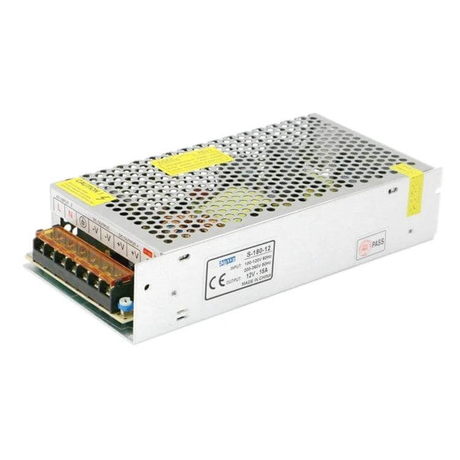 LED Strip Light Power Supply With Iron Housing For Everyday Use - durable metal-housed DC power supply with protections