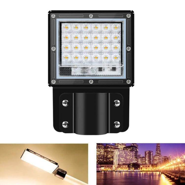 LED Waterproof Road Lighting Courtyard Floodlight 25W mounted black AL+PC housing outdoor floodlight with 120° beam for driveways and courtyards