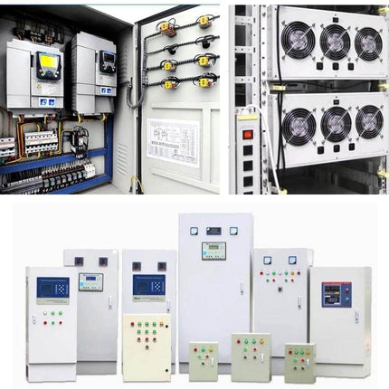 LEDSMITH Digital Temperature Controller For Heating And Cooling mounted in industrial control panels regulating heaters, coolers and fans